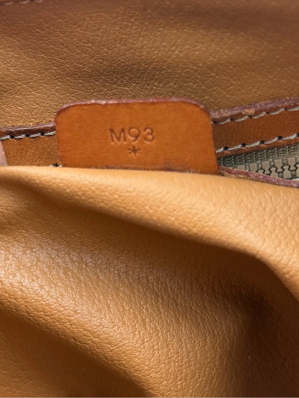 Celine Brown Leather-Trim Satchel with Orange Scarf Accent (pre-owned) - Picture 9 of 10